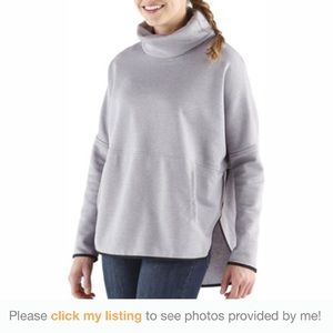 The North Face Slacker Poncho Light Grey/Black